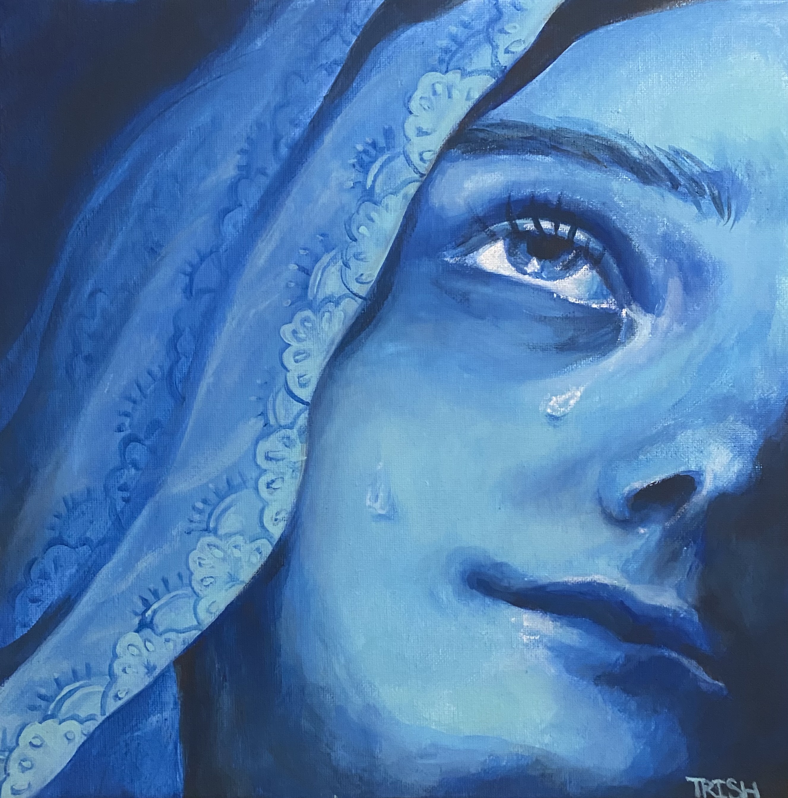 The blue lady